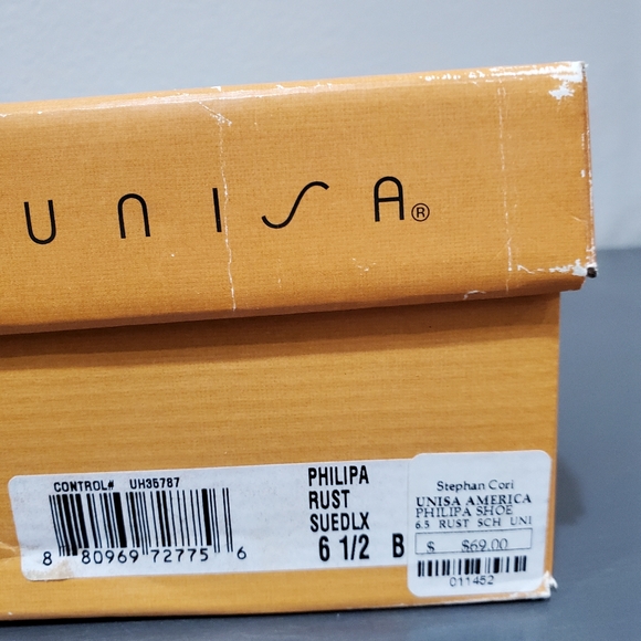 6.5 Unisa slide leather mules Rusty color - Picture 3 of 12